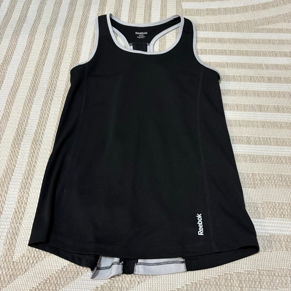 Reebok Women's Small Racerback Black Tank Top Athletic Running
